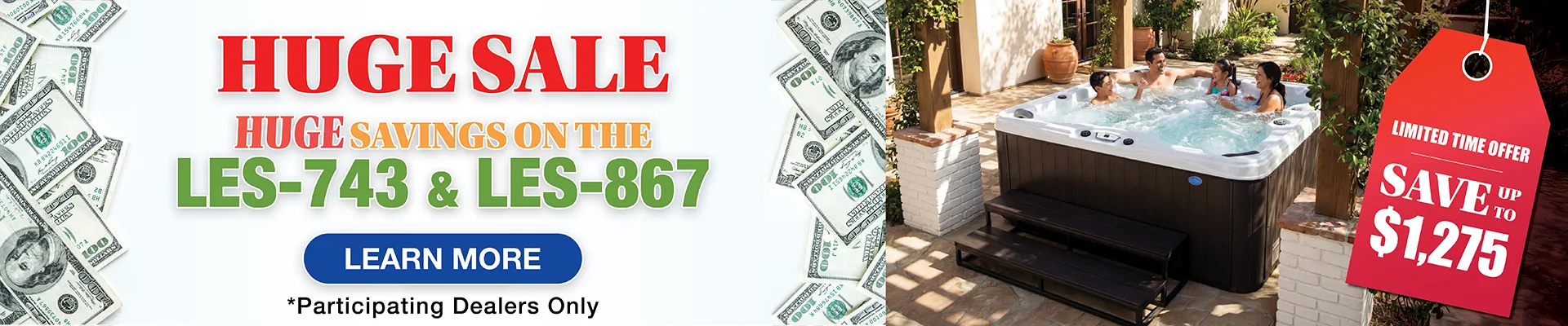 Calspas hot tub being used in a family setting - Colorado Springs